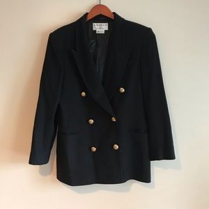 Jaeger Coat with Gold Buttons